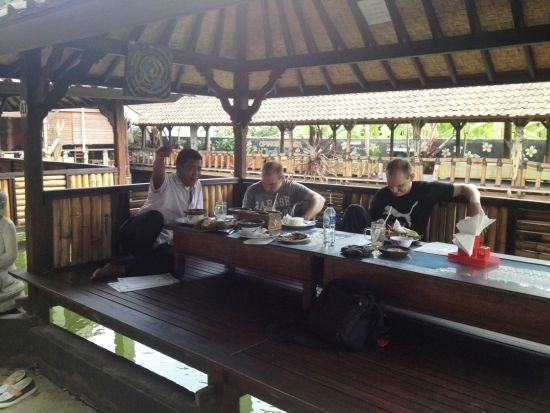 Fischzucht mit Restaurant