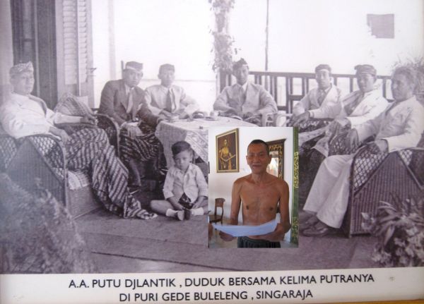 Raja mit Neffen, Buleleng