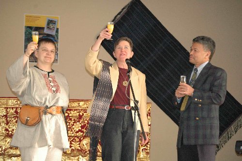 Empfang durch Schreiber, Hoeckh und Sianturi