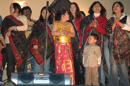 Sängerin Balinesisch