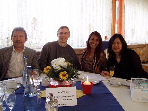 Tampubolon mit Familie