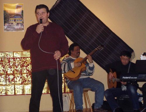 Gesang zum Abendessen