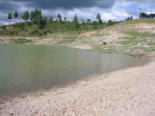 sandiges Ufer Lake Sidihoni sandiges Ufer Lake Sidihoni